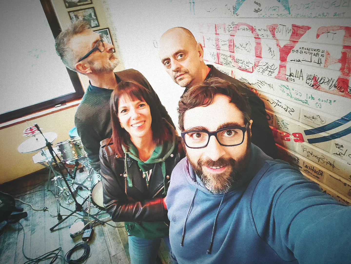 Guitar close-up black and white