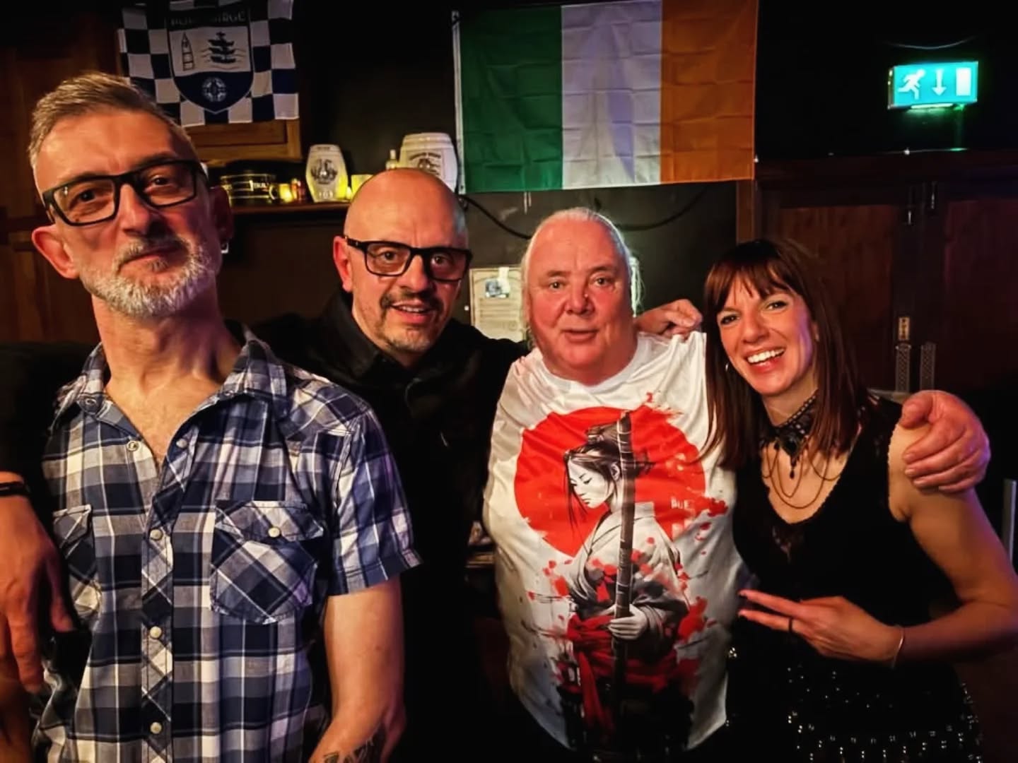 Electric Blue group selfie in Ireland
